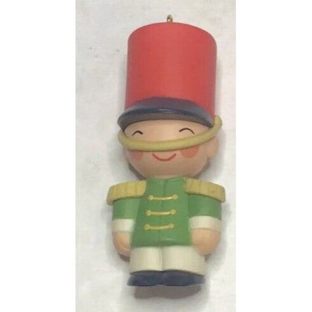 Hallmark 2010 Smiling Soldier Ornament Cute Red Hat Green Uniform Collectible Ho